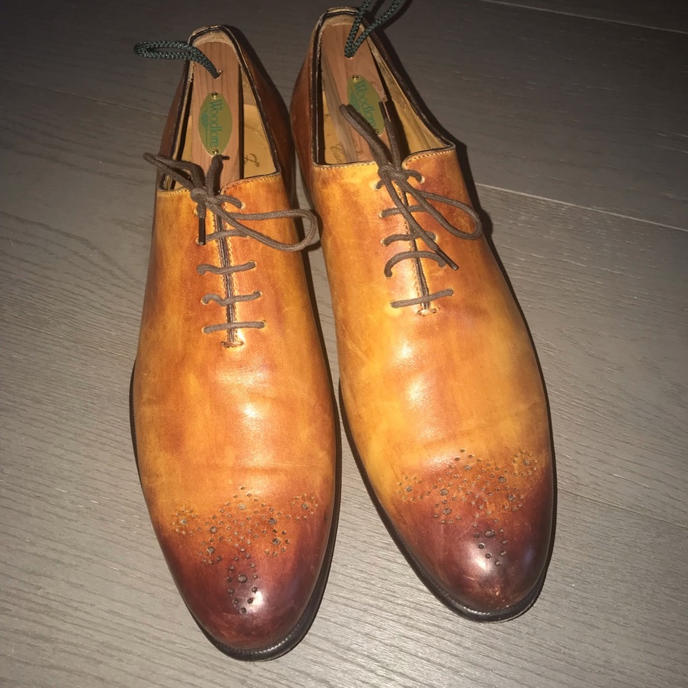 Francesco benigno Italian size 10 wholecut leather
